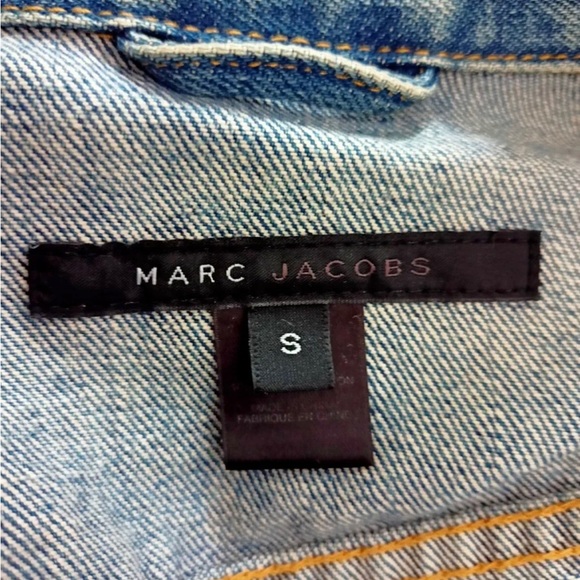 MARC JACOBS *Rare* embellished jean jacket size S. Style * Smashing Starlets* - Picture 5 of 5